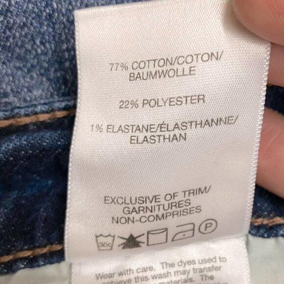 Silver Jeans Zac Dark Wash Straight Leg Blue Jeans 38 - Picture 5 of 15